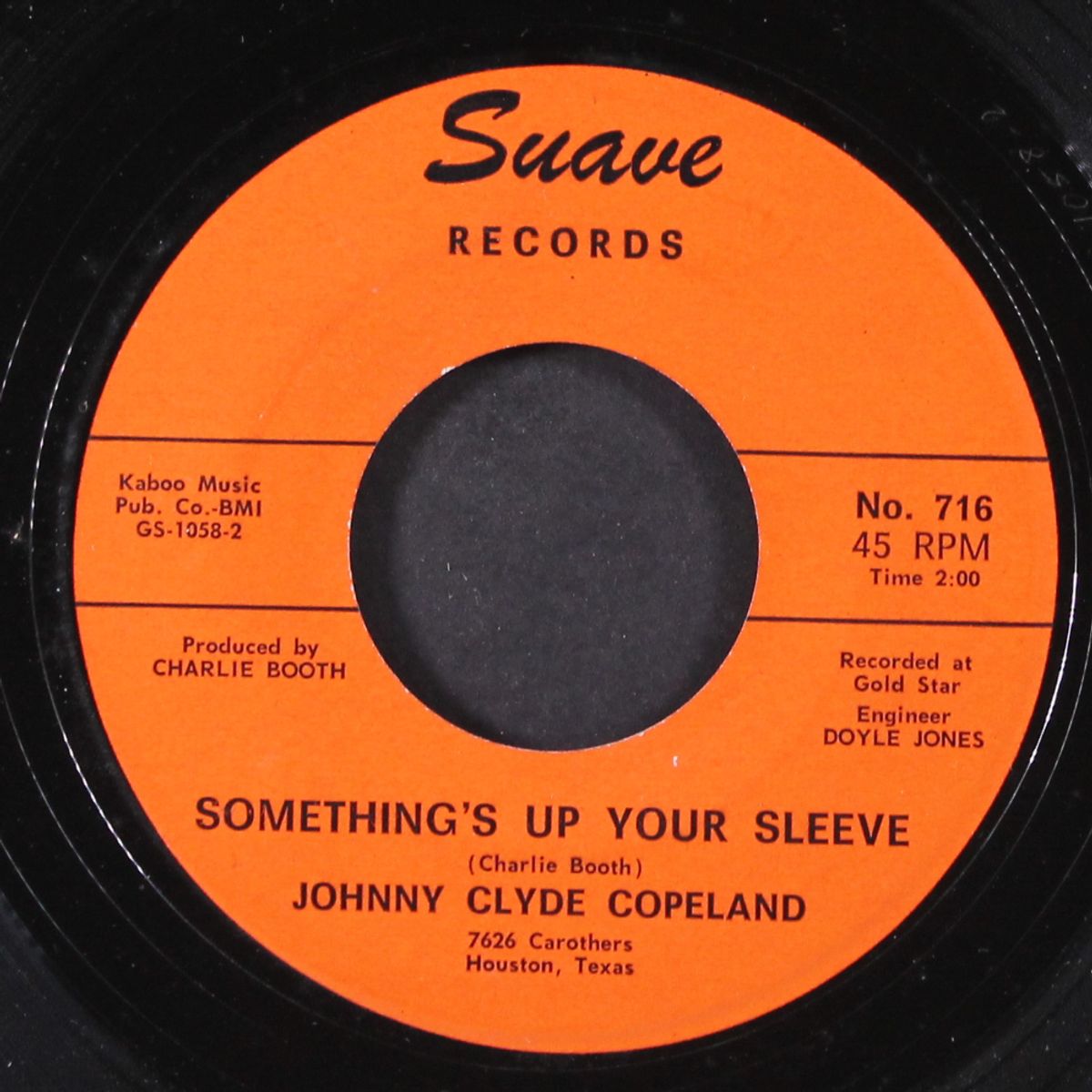 that's all right little mama / something's up your sleeve by JOHNNY CLYDE COPELAND