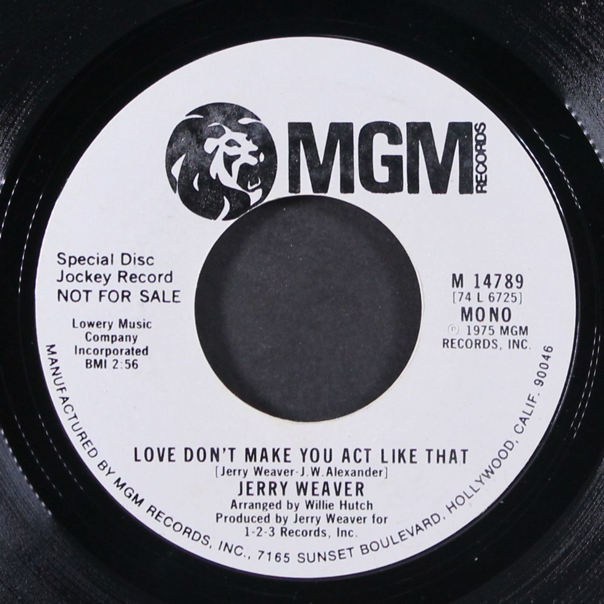 love don't make you act like that / mono by JERRY WEAVER