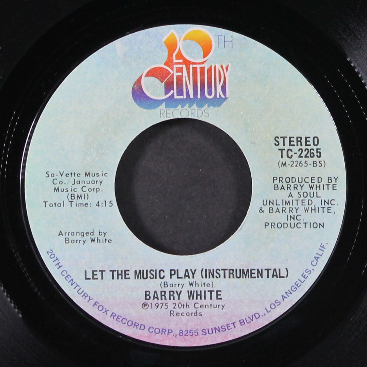 let the music play / instro by BARRY WHITE
