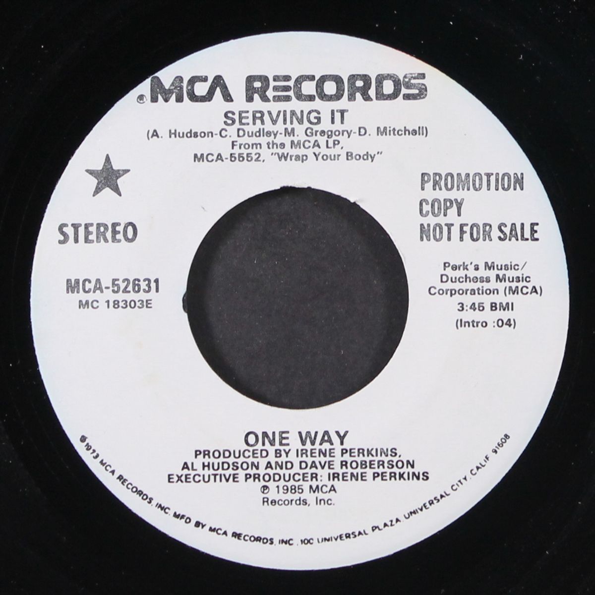 serving it / same by ONE WAY