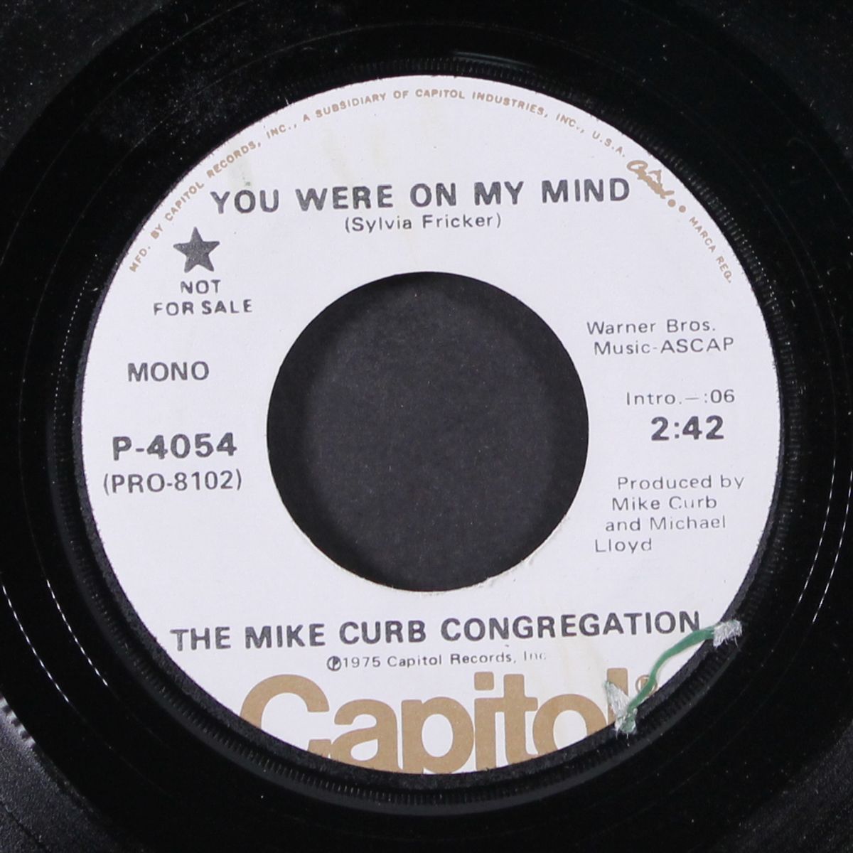 you were on my mind / mono by MIKE CURB CONGREGATION