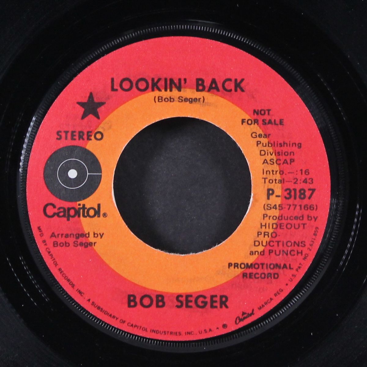 lookin' back / highway child by BOB SEGER