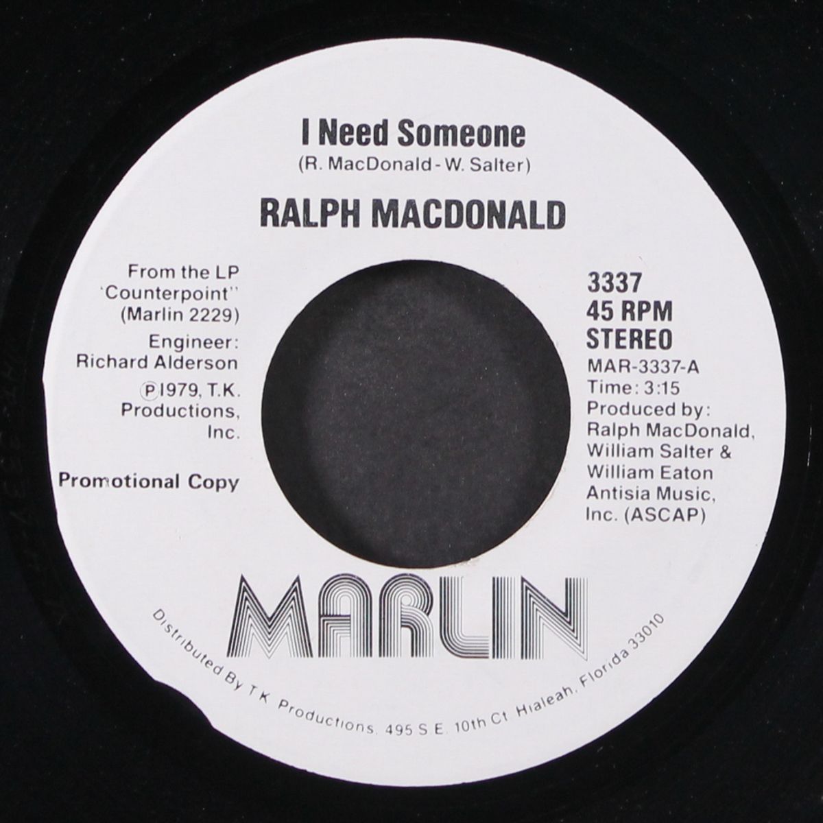 i need someone / discolypso by RALPH MACDONALD