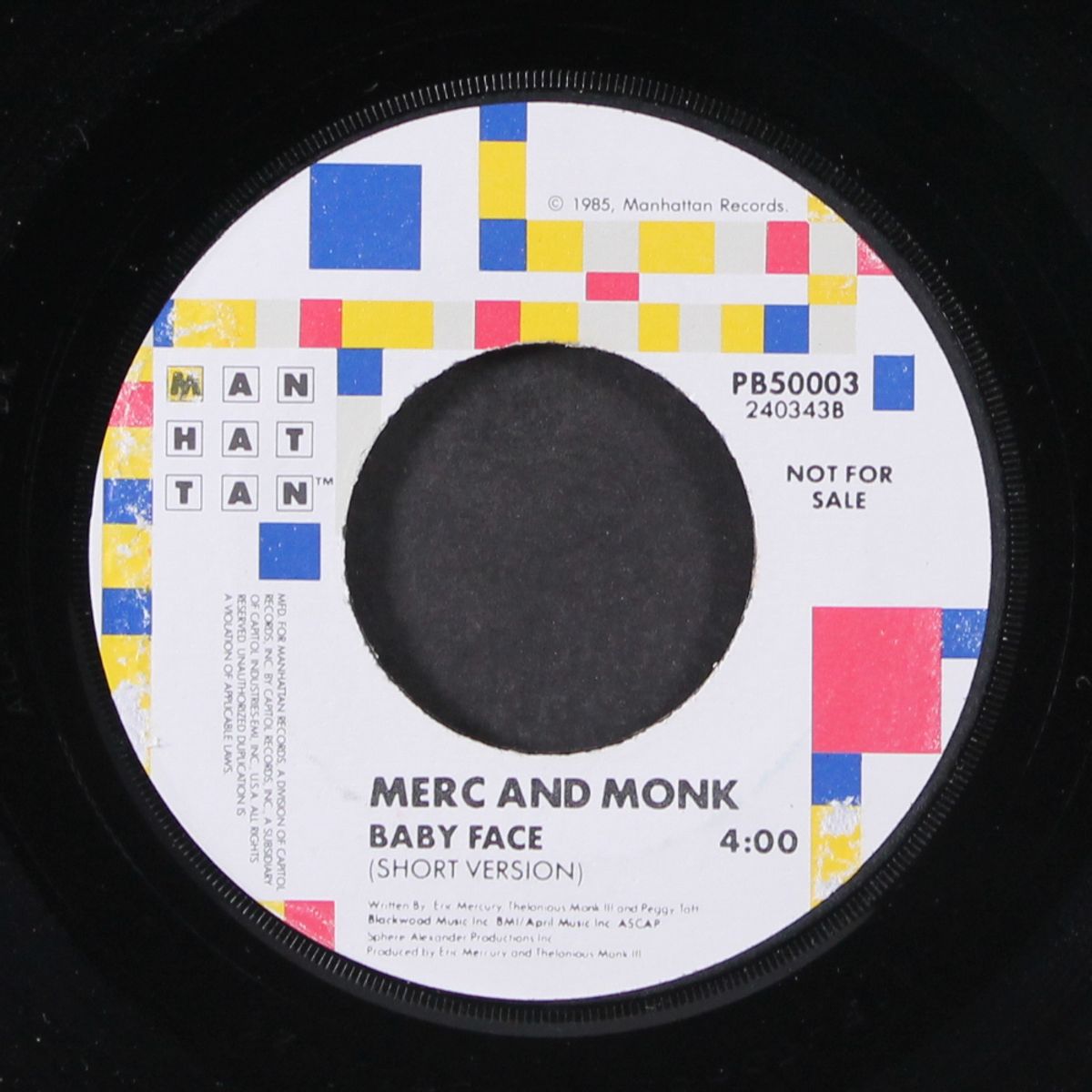 baby face (short version) / same by MERC & MONK