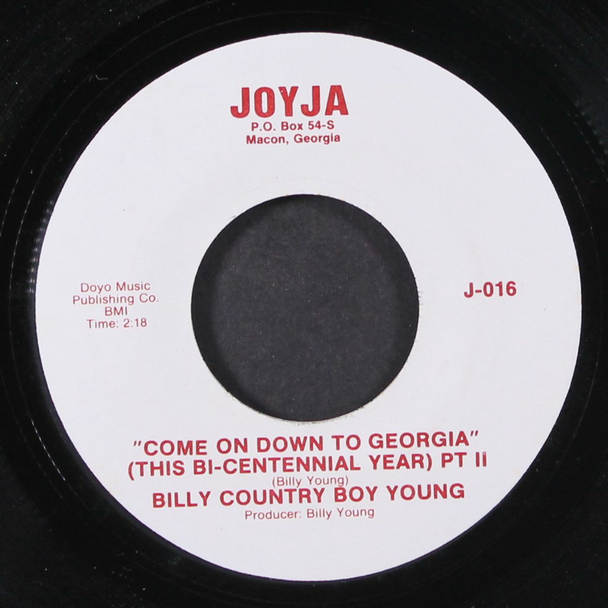 come on down to georgia / part 2 by BILLY YOUNG