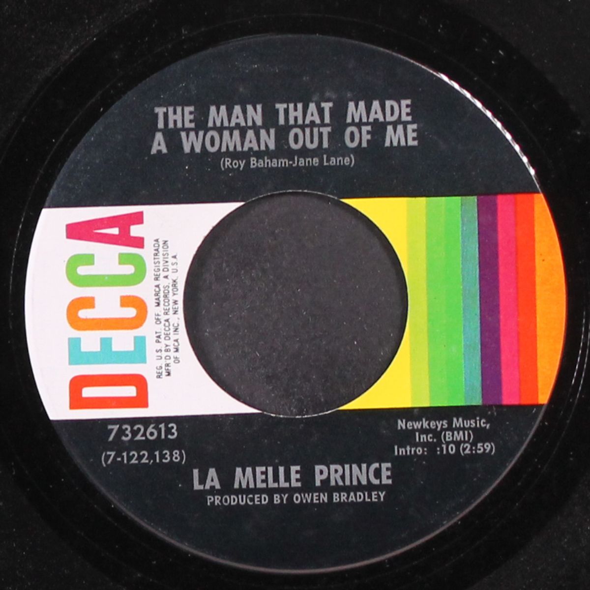 the man that made a woman out of me / all alone in this world by LA MELLE PRINCE