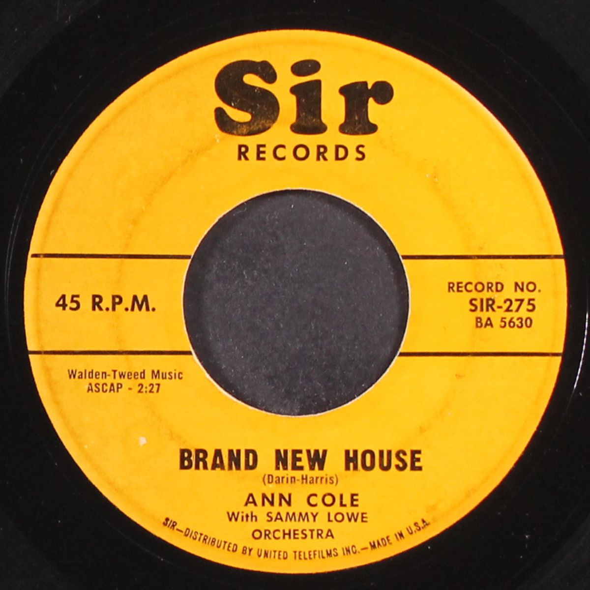 brand new house / a love of my own by ANN COLE