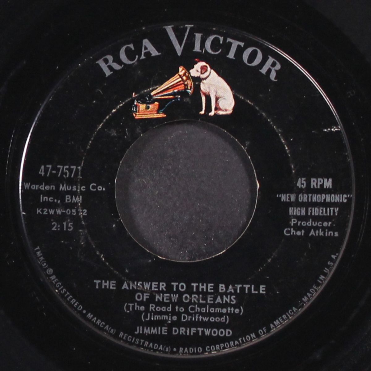 the answer to the battle of new orleans / sal's got a sugar lip by JIMMIE DRIFTWOOD