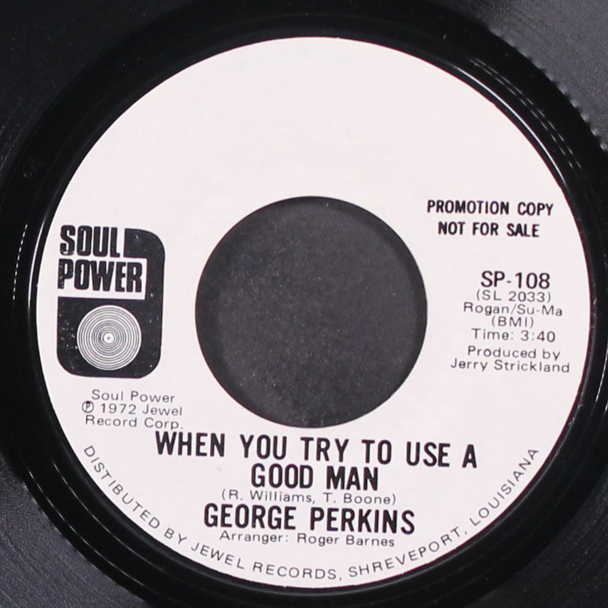 when you try to use a good man / a man in love by GEORGE PERKINS