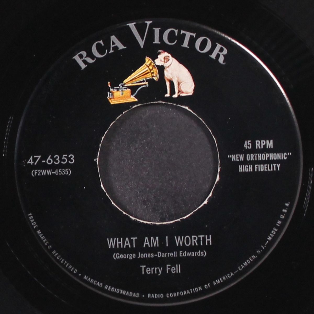 what am i worth / that's the way the big ball bounces by TERRY FELL