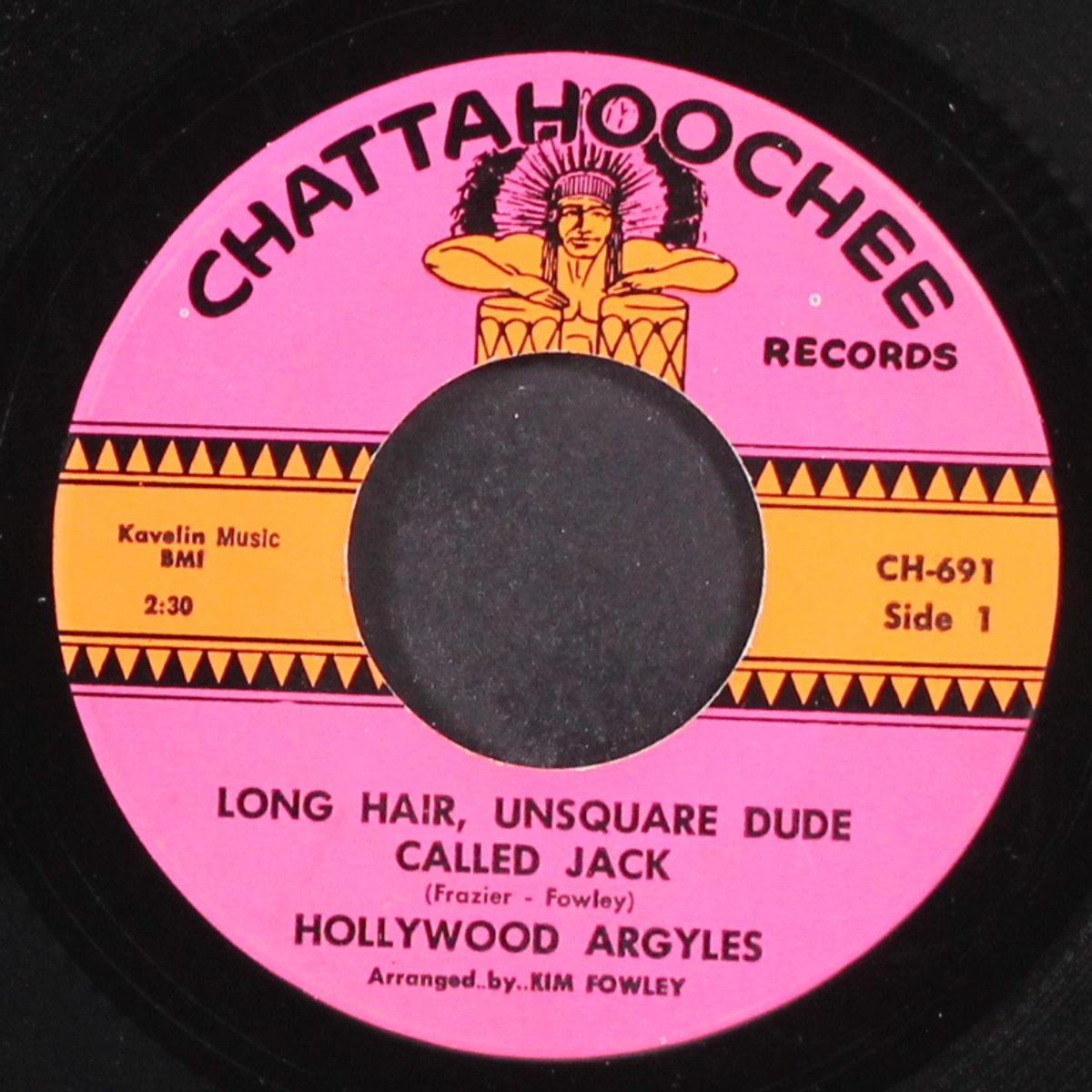long hair, unsquare dude called jack / ole' by HOLLYWOOD ARGYLES