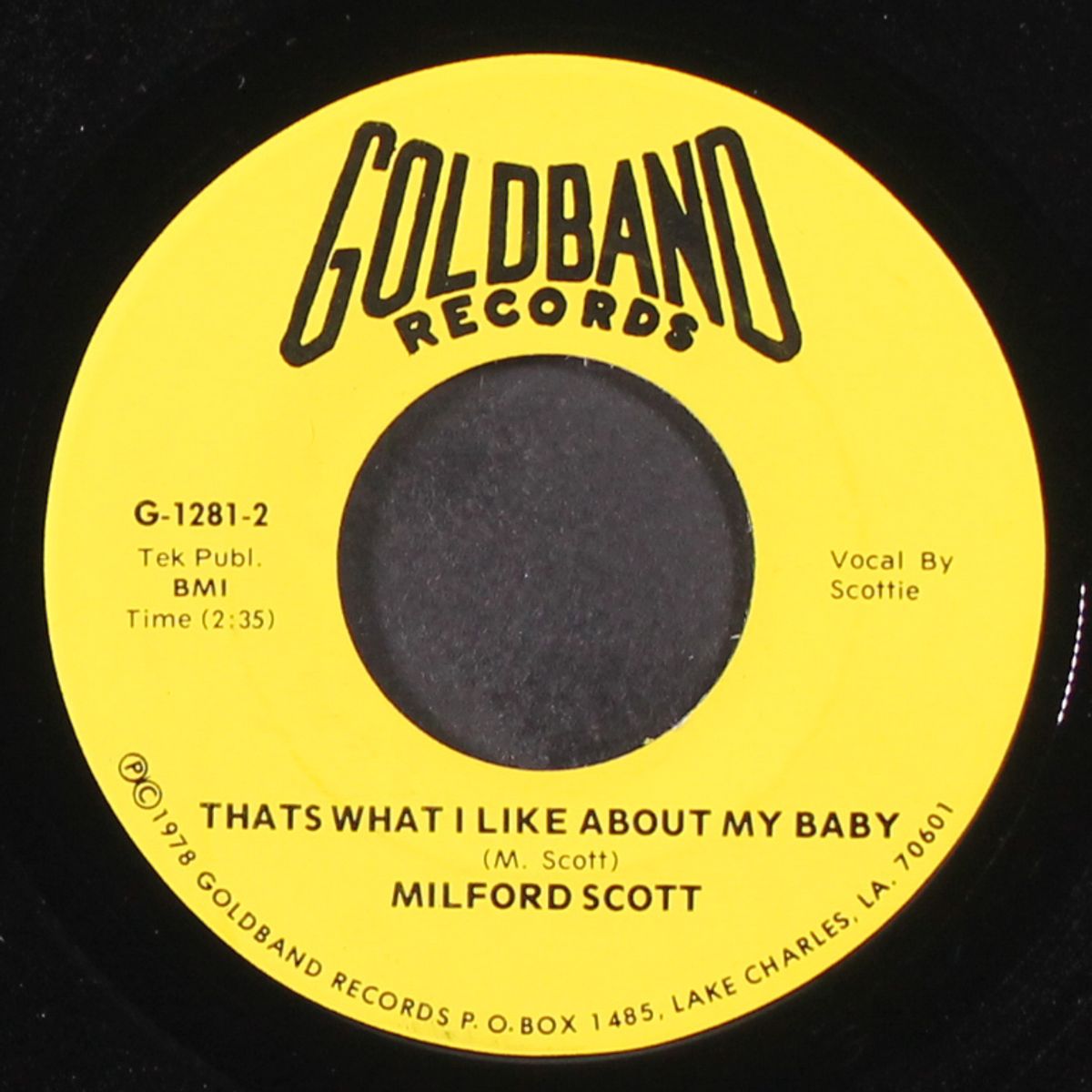 that's what i like about my baby / waiting for my child by MILFORD SCOTT