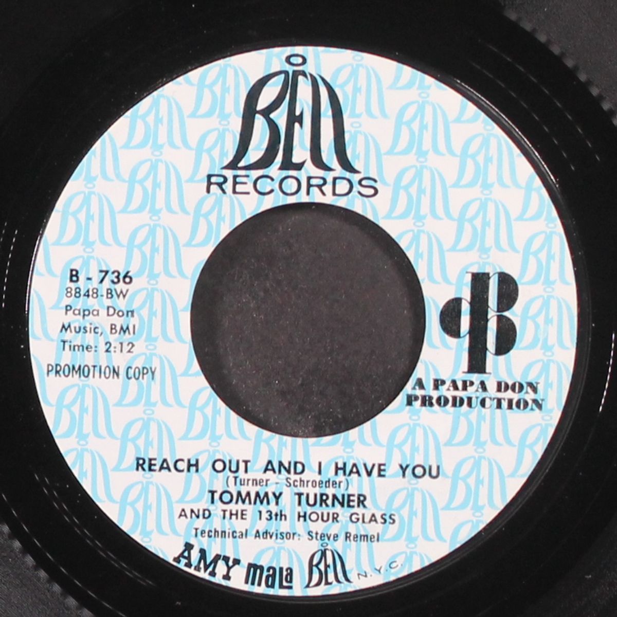 reach out and i have you by TOMMY TURNER & 13TH HOUR GLASS
