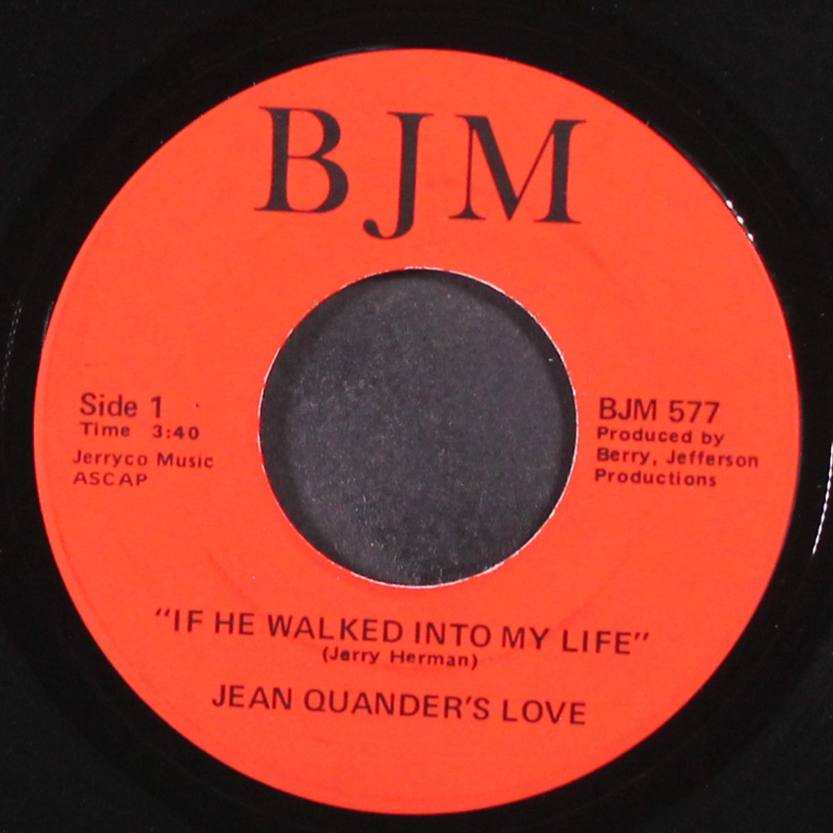 if he walked into my life / goodbye my love by JEAN QUANDER'S LOVE