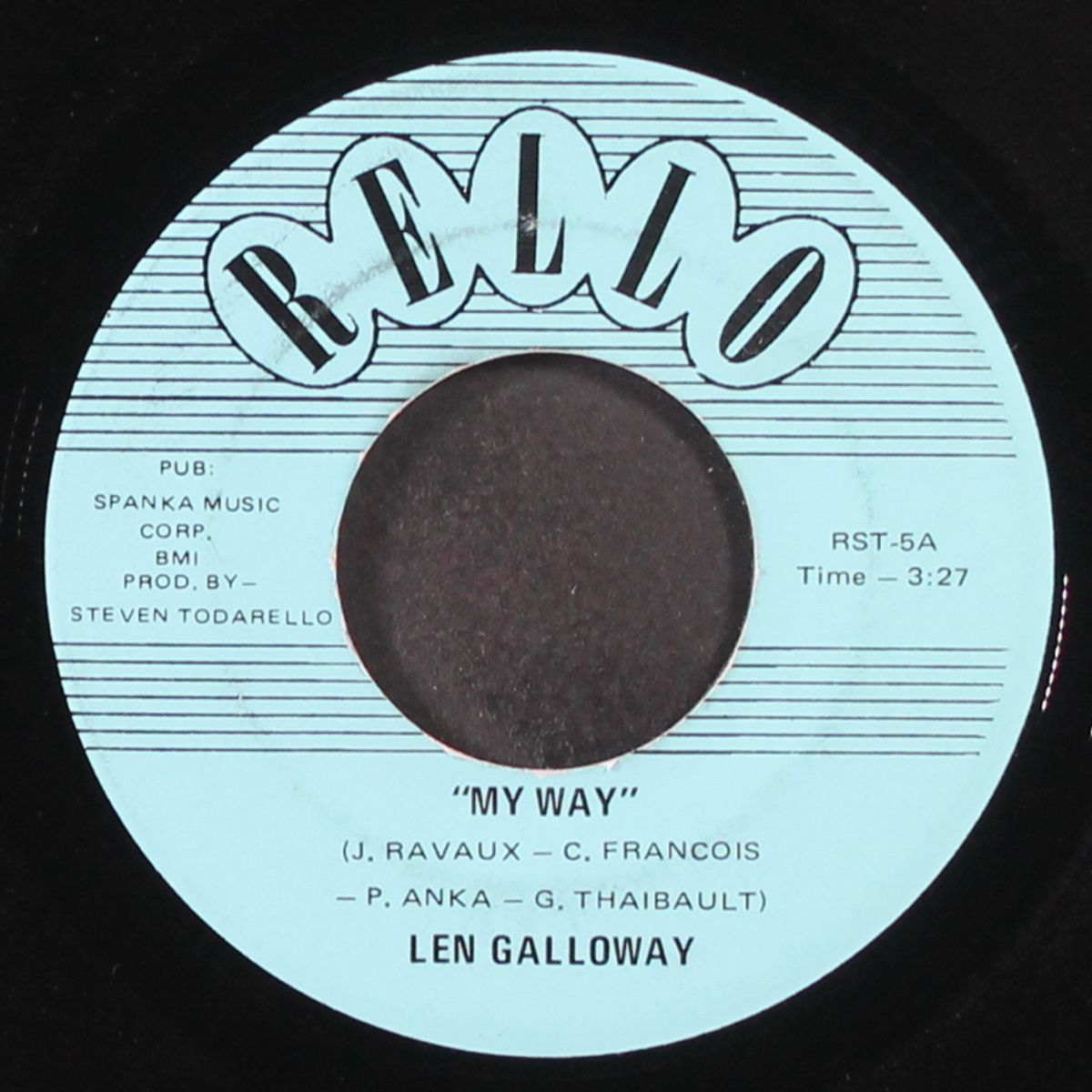deacon's walk / my way by UNTOUCHABLES / LEN GALLOWAY
