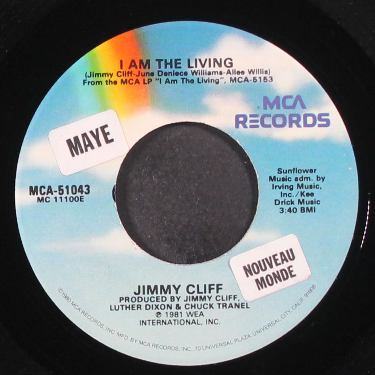 love again / i am the living by JIMMY CLIFF
