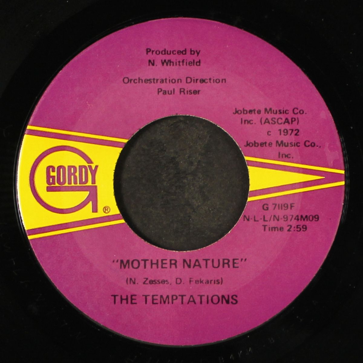 funky music sho nuff turns me on / mother nature by TEMPTATIONS