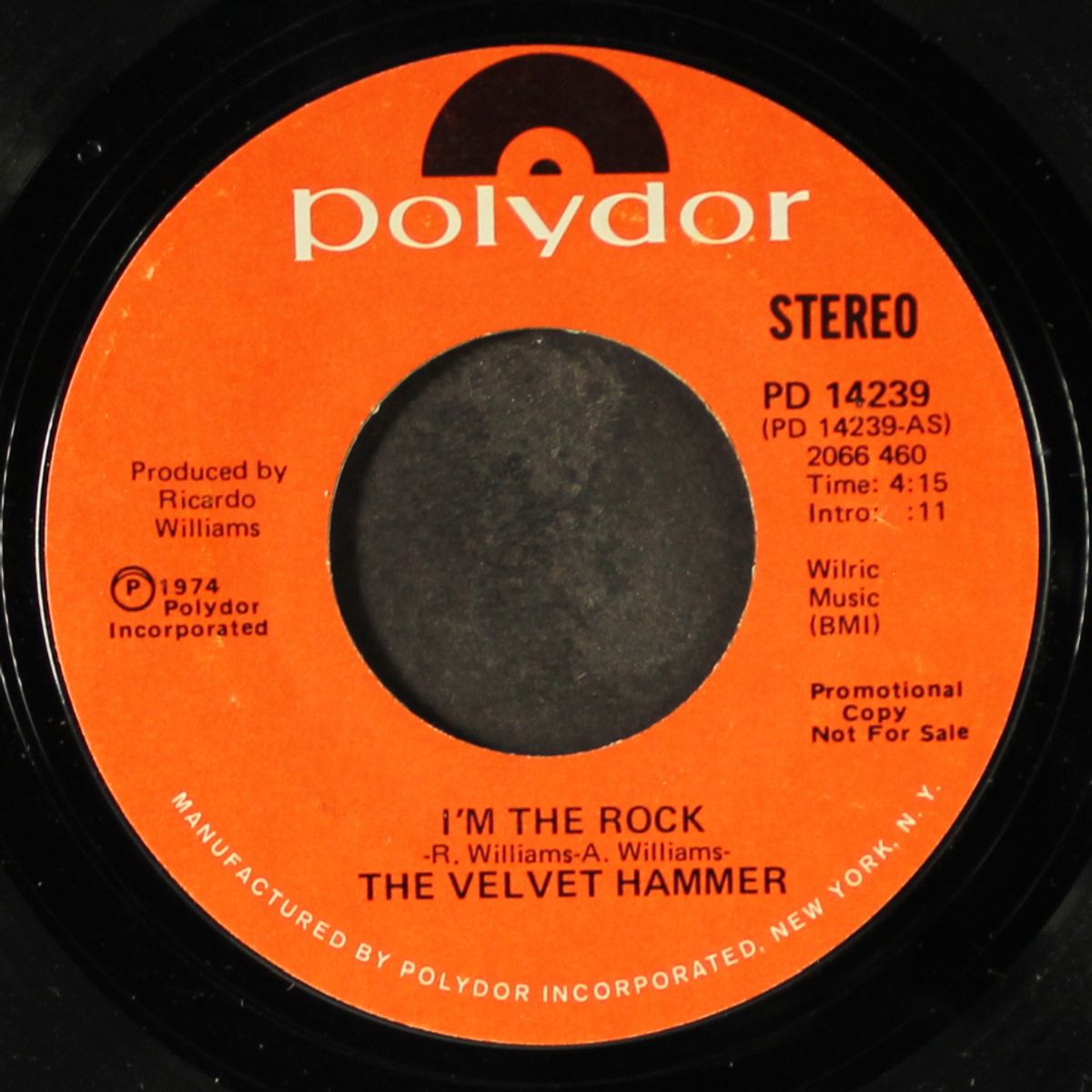 i'm the rock / mono by VELVET HAMMER