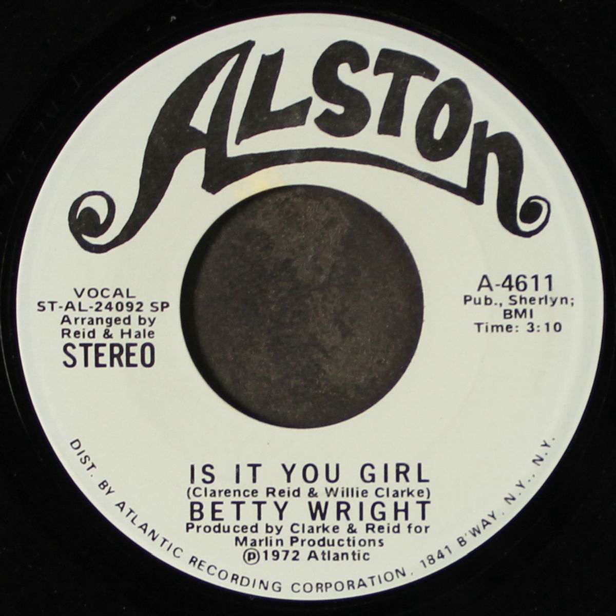 is it you girl by BETTY WRIGHT