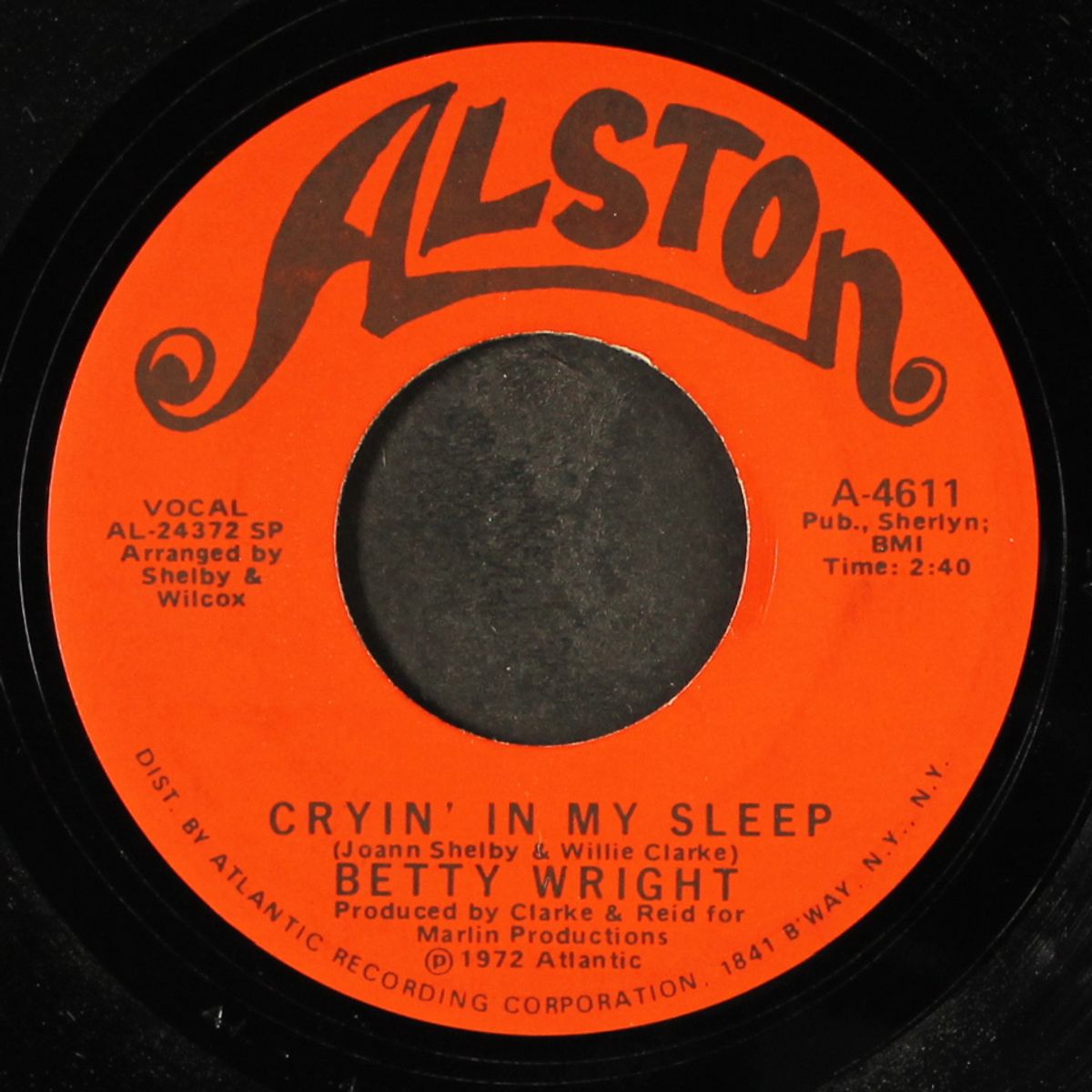 is it you girl / cryin' in my sleep by BETTY WRIGHT