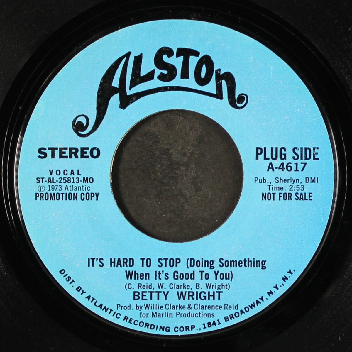 it's hard to stop by BETTY WRIGHT