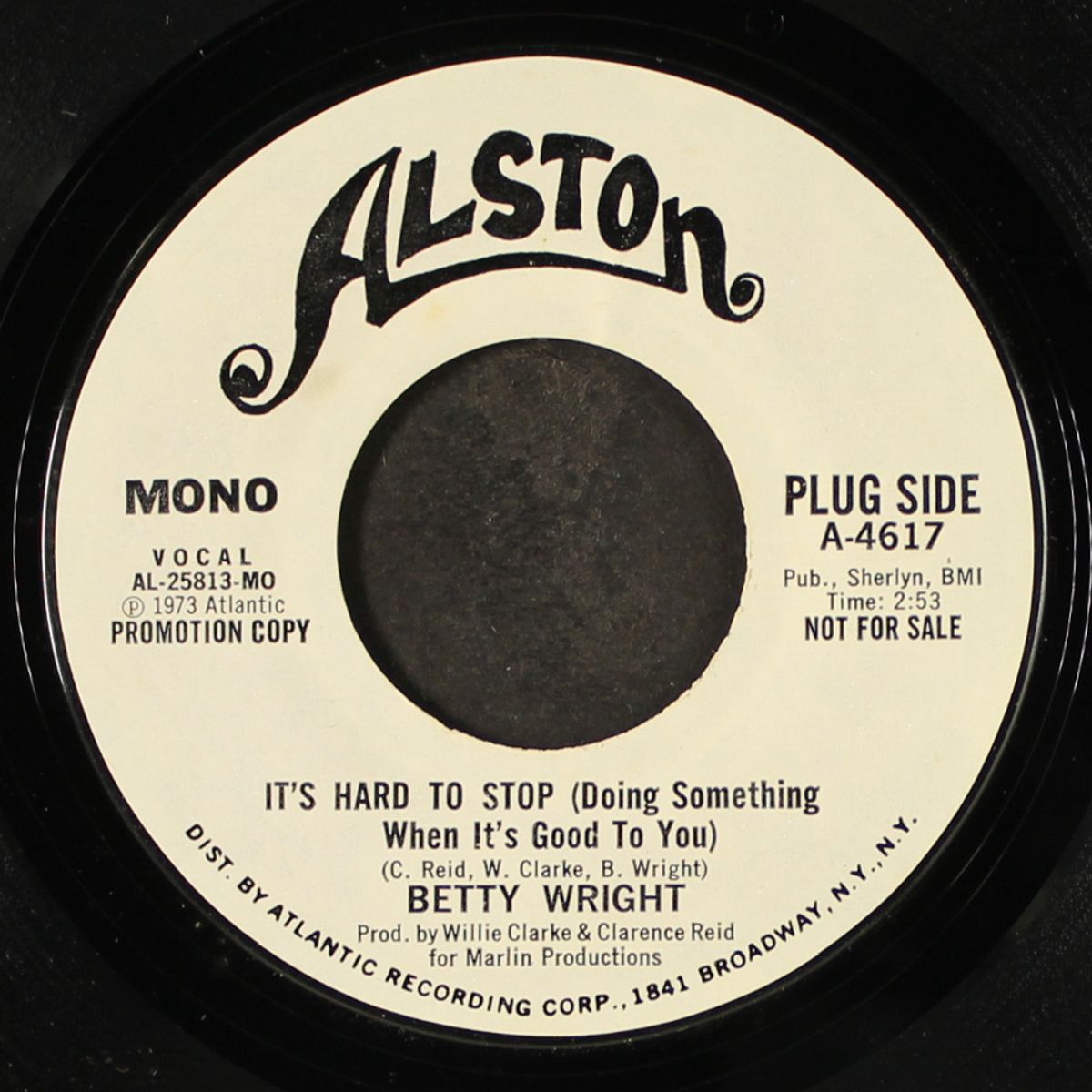 it's hard to stop by BETTY WRIGHT