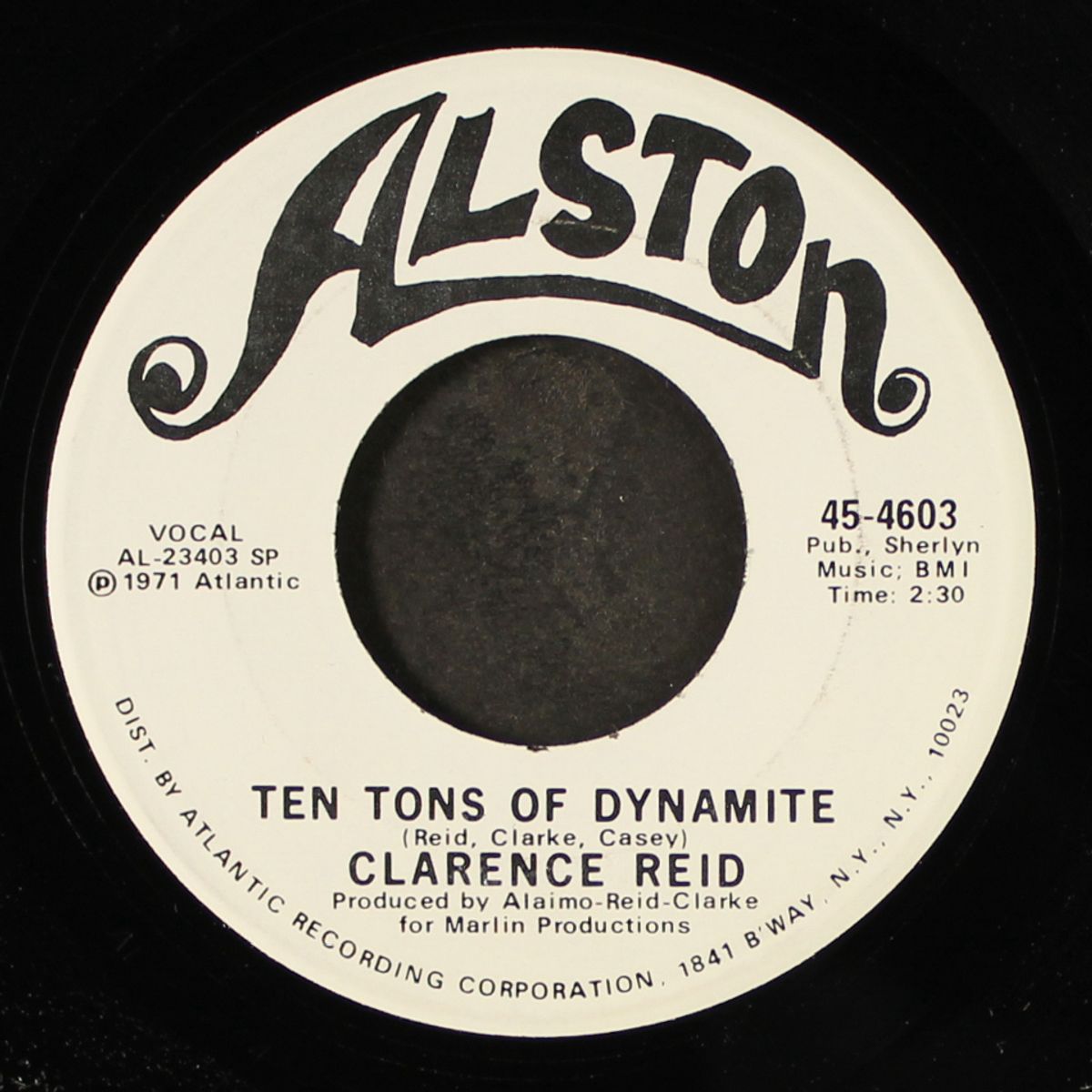 ten tons of dynamite / good old days by CLARENCE REID
