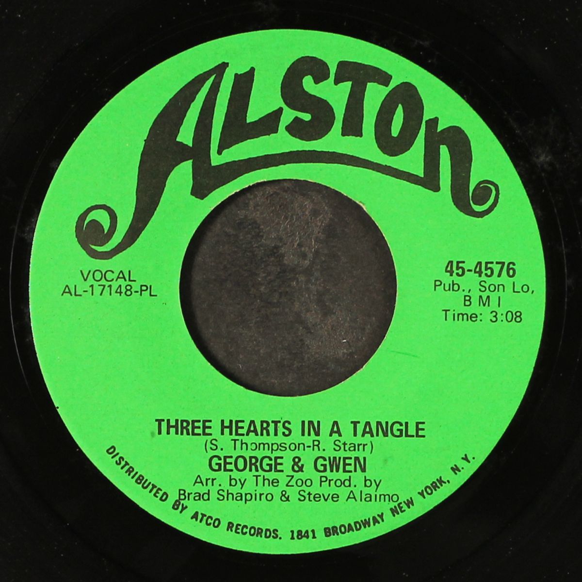 three hearts in a tangle / one of these days by GEORGE & GWEN