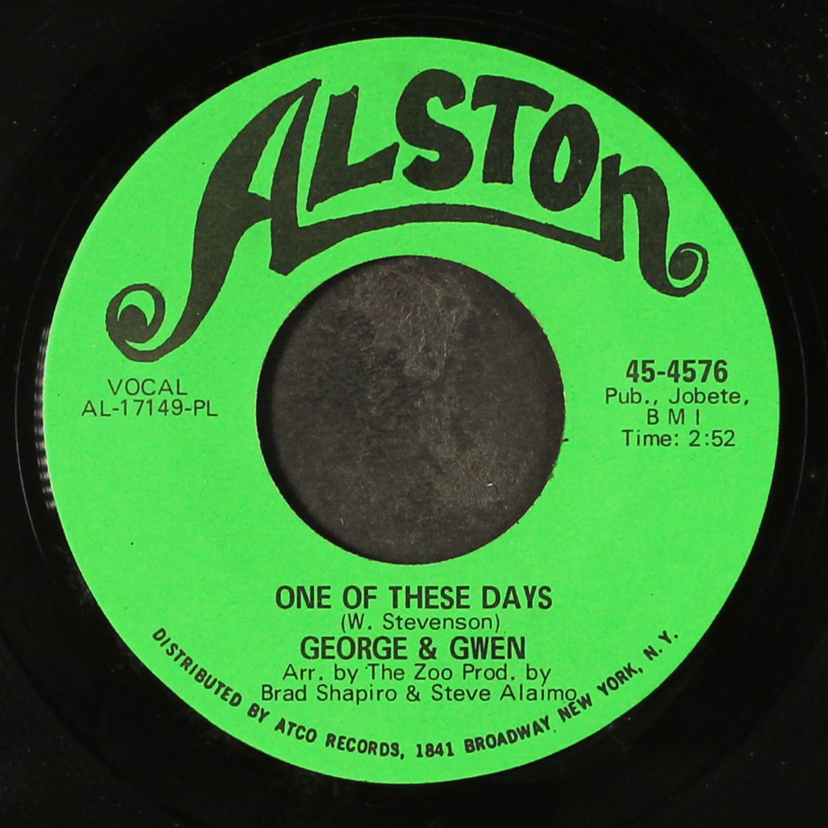 three hearts in a tangle / one of these days by GEORGE & GWEN