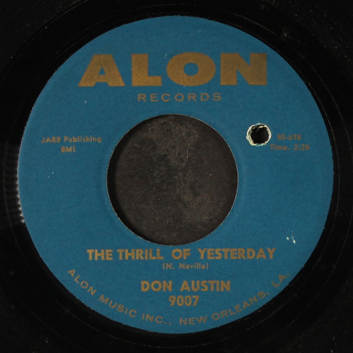 strongly in love / the thrill of yesterday by DON AUSTIN