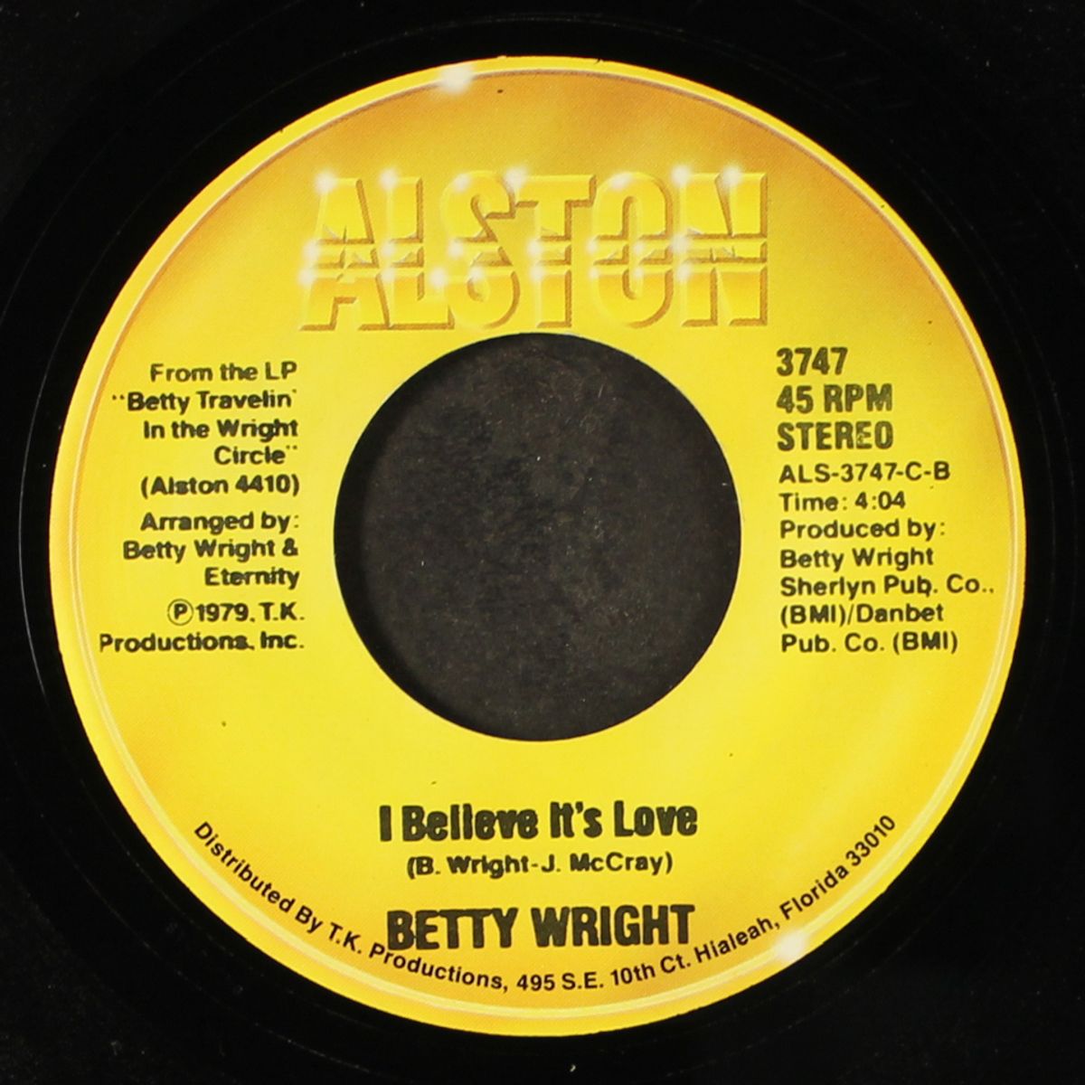 my love is / i believe it's love by BETTY WRIGHT