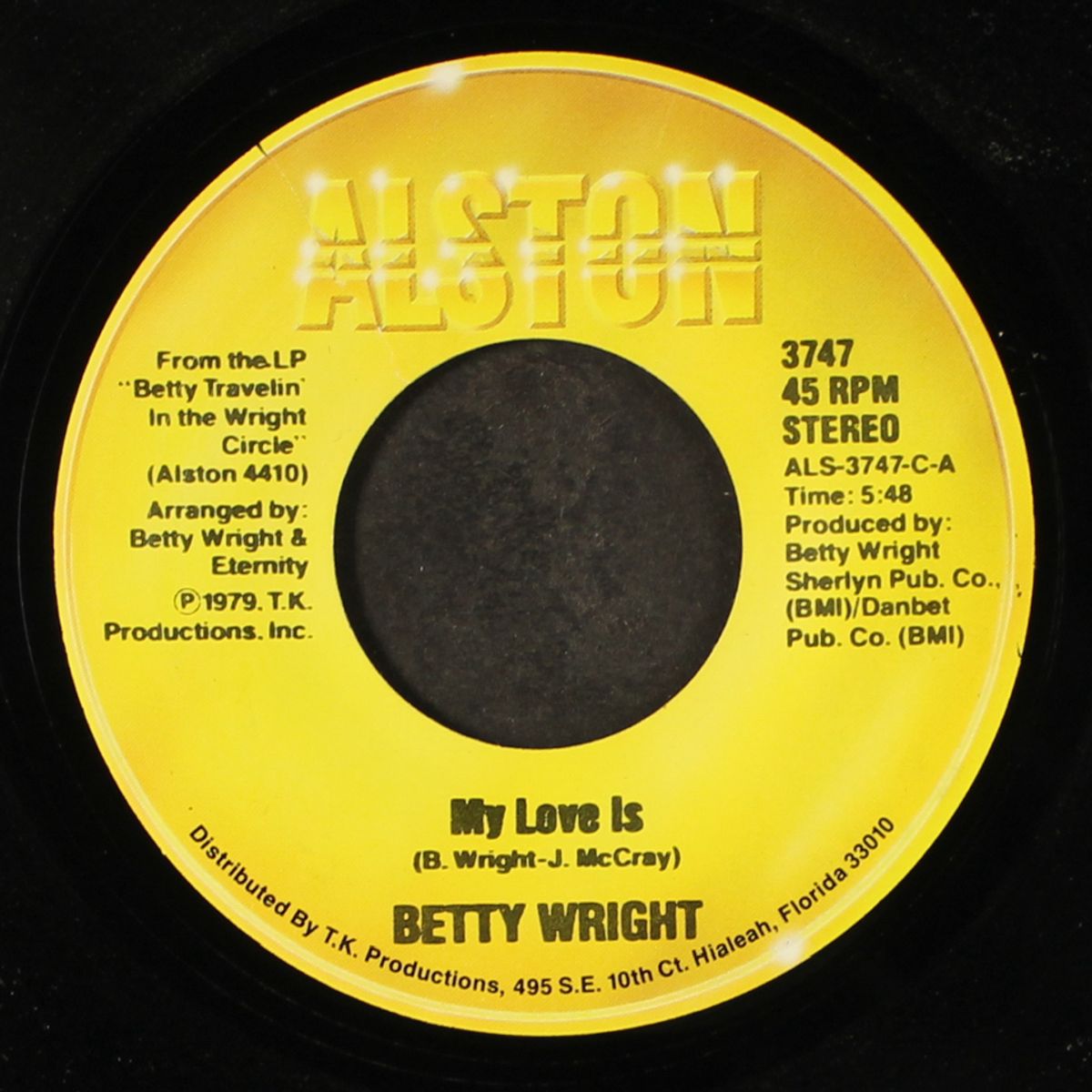 my love is / i believe it's love by BETTY WRIGHT