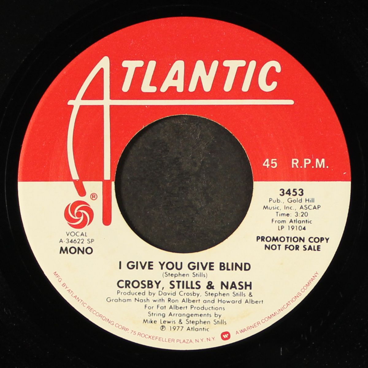 i give you give blind / mono by CROSBY, STILLS & NASH