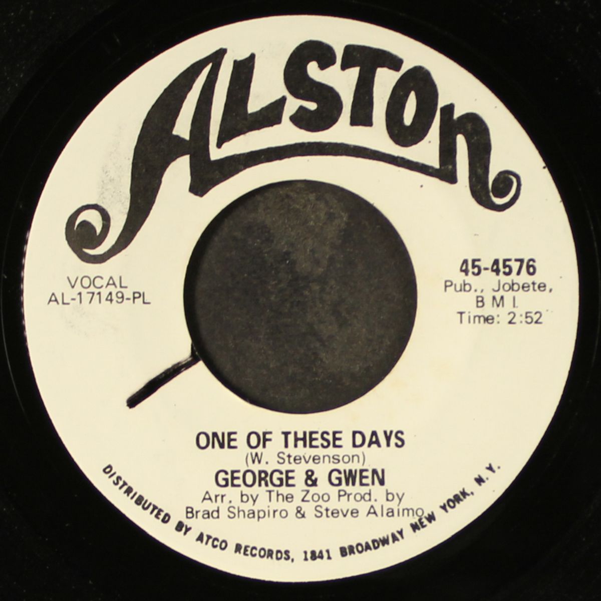 three hearts in a tangle / one of these days by GEORGE & GWEN