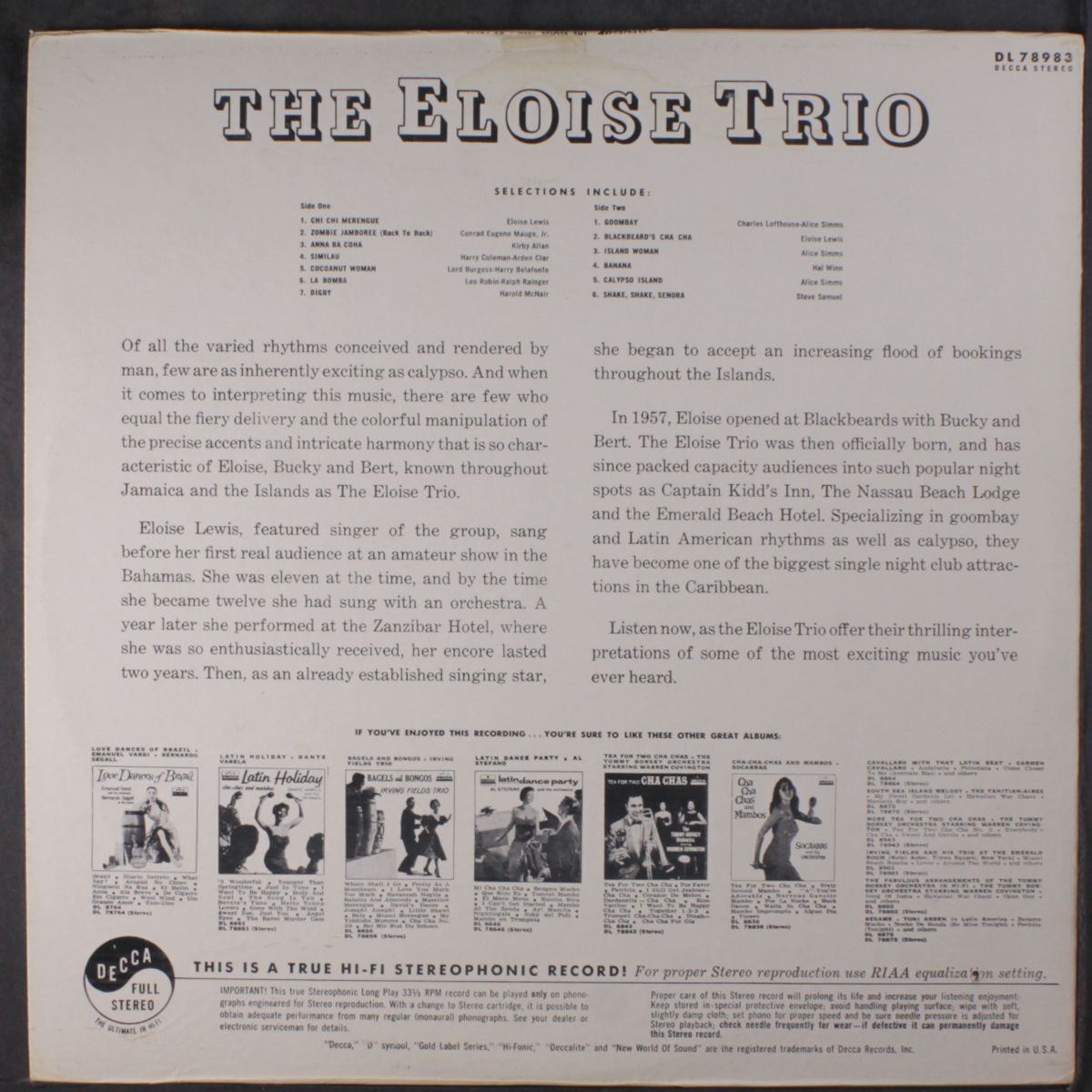 the eloise trio by ELOISE TRIO