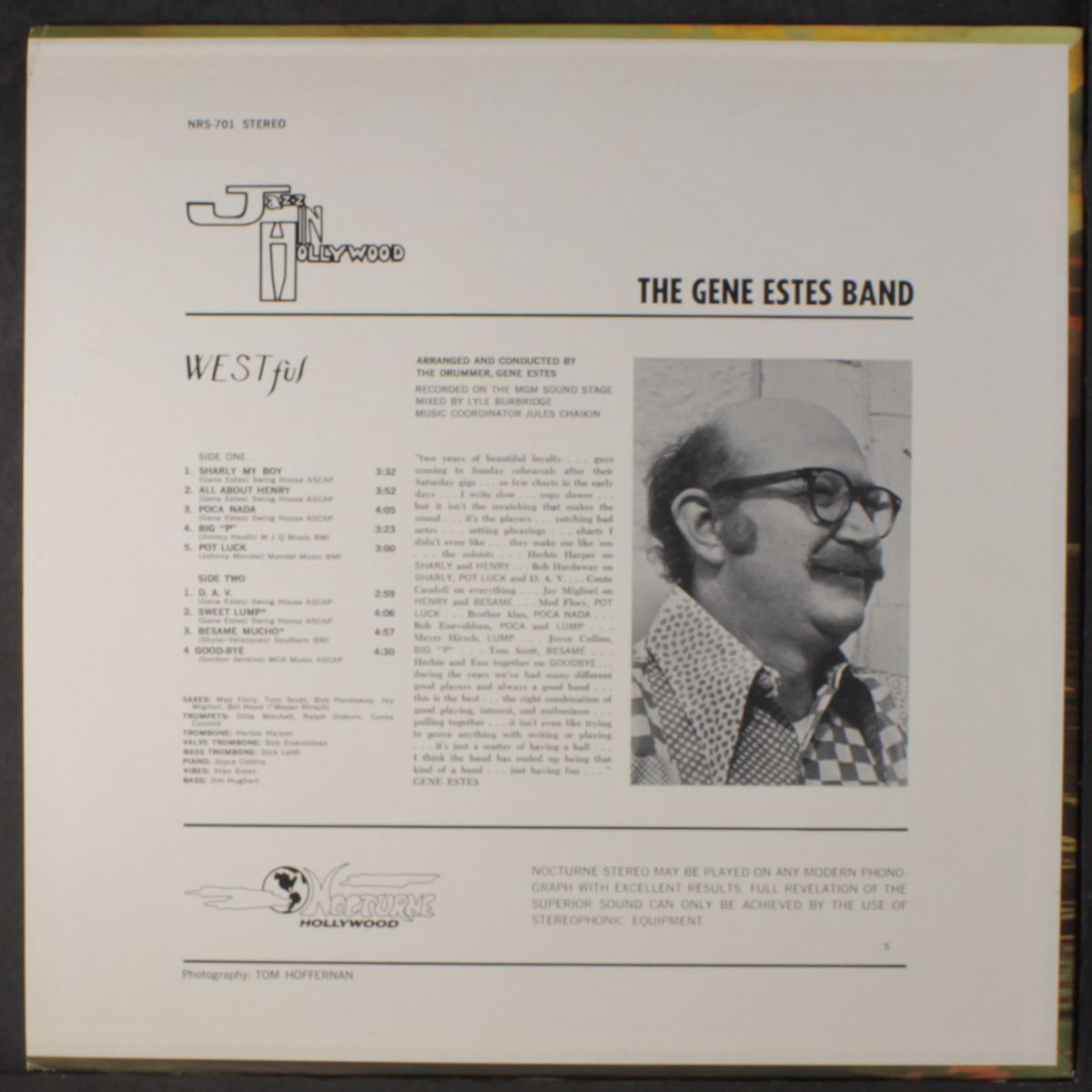 westful: jazz in hollywood by GENE ESTES BAND