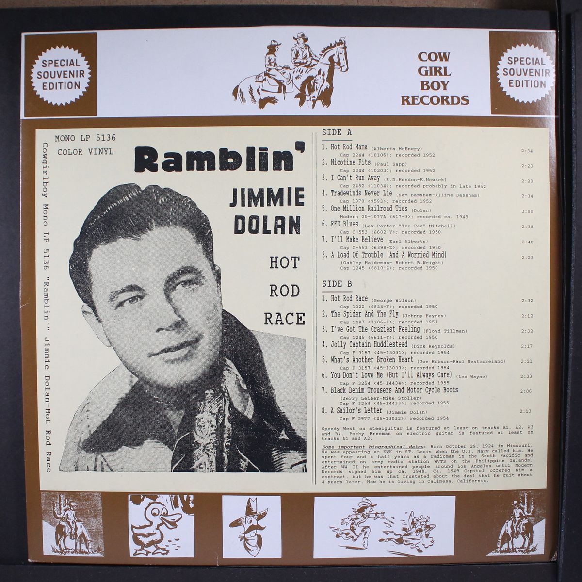 hot rod race by RAMBLIN' JIMMIE DOLAN