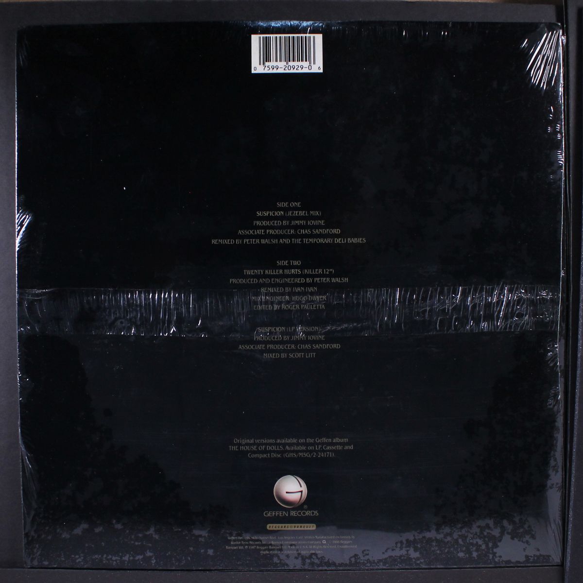 suspicion / twenty killer hurts by GENE LOVES JEZEBEL