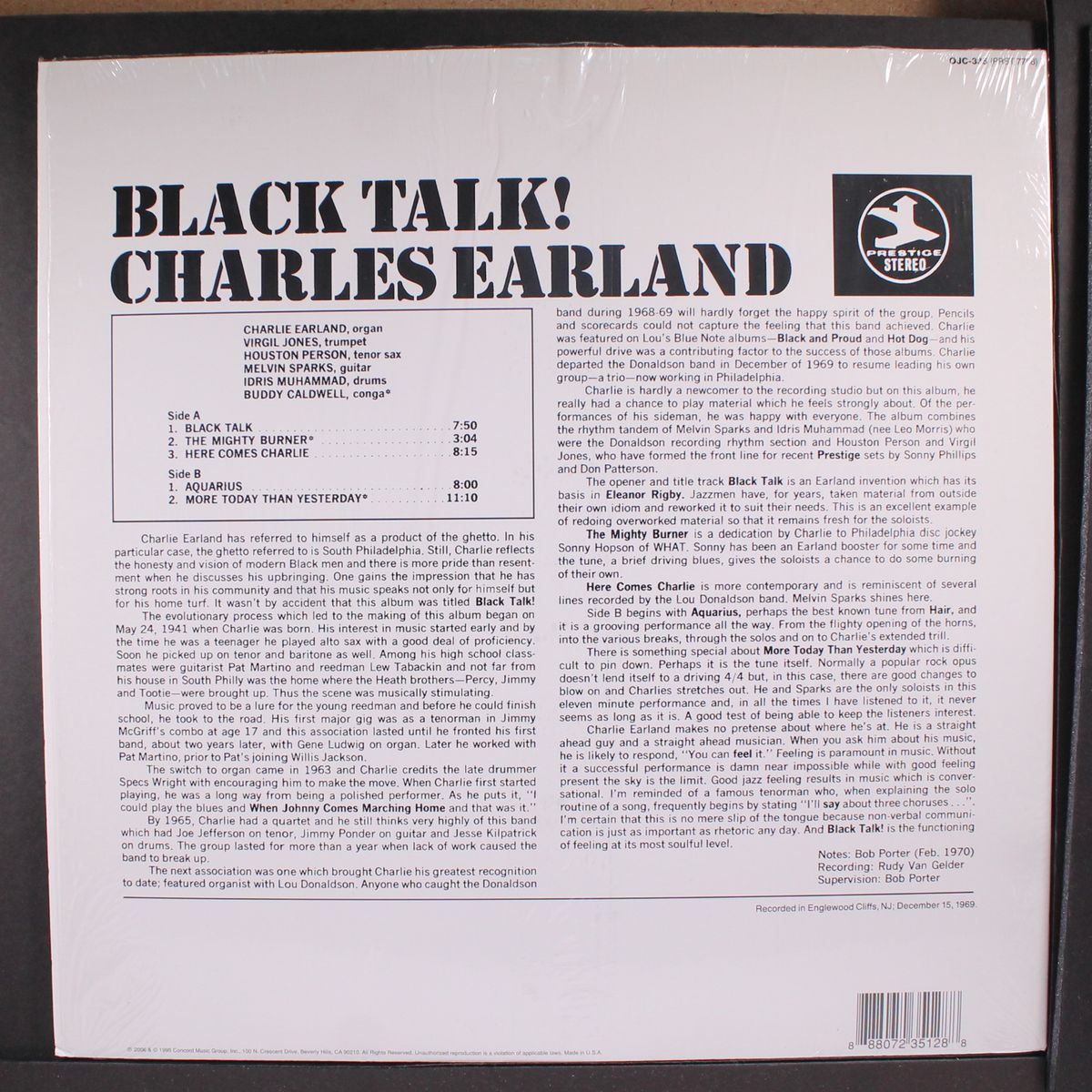 black talk! by CHARLES EARLAND
