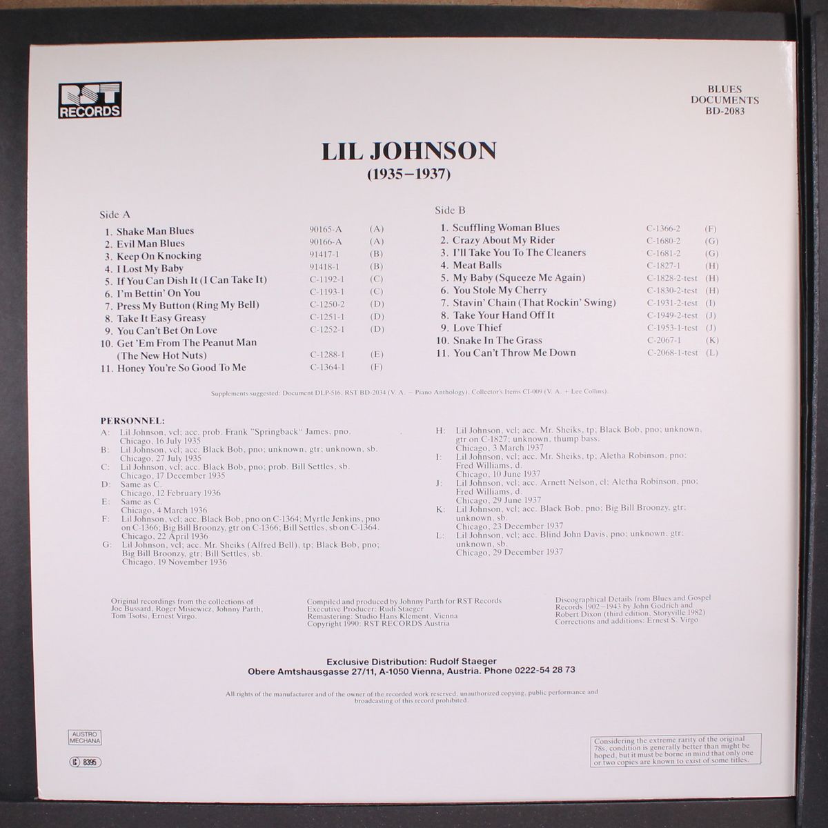 1935-1937 by LIL JOHNSON