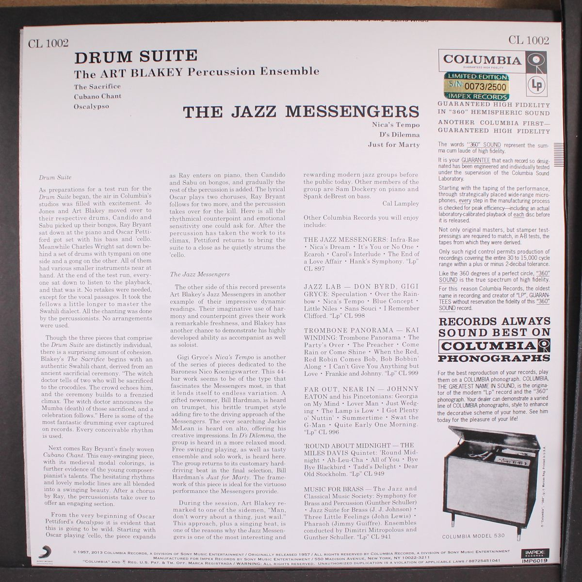 drum suite by ART BLAKEY