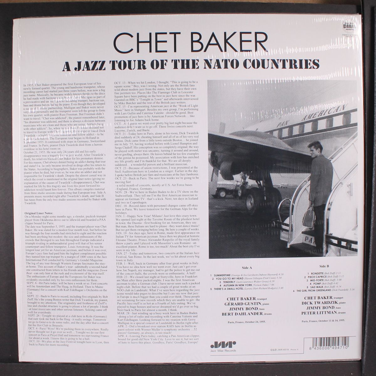 in europe - a jazz tour of the nato countries by CHET BAKER