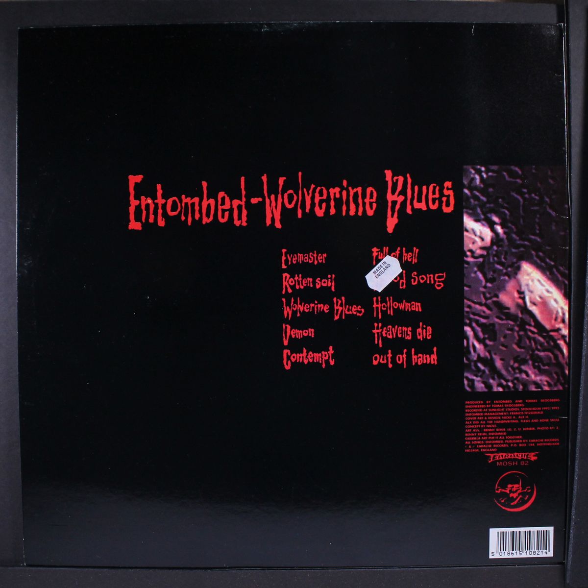 wolverine blues by ENTOMBED