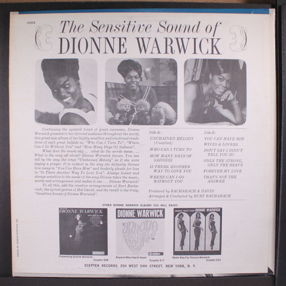 the sensitive sound of by DIONNE WARWICK