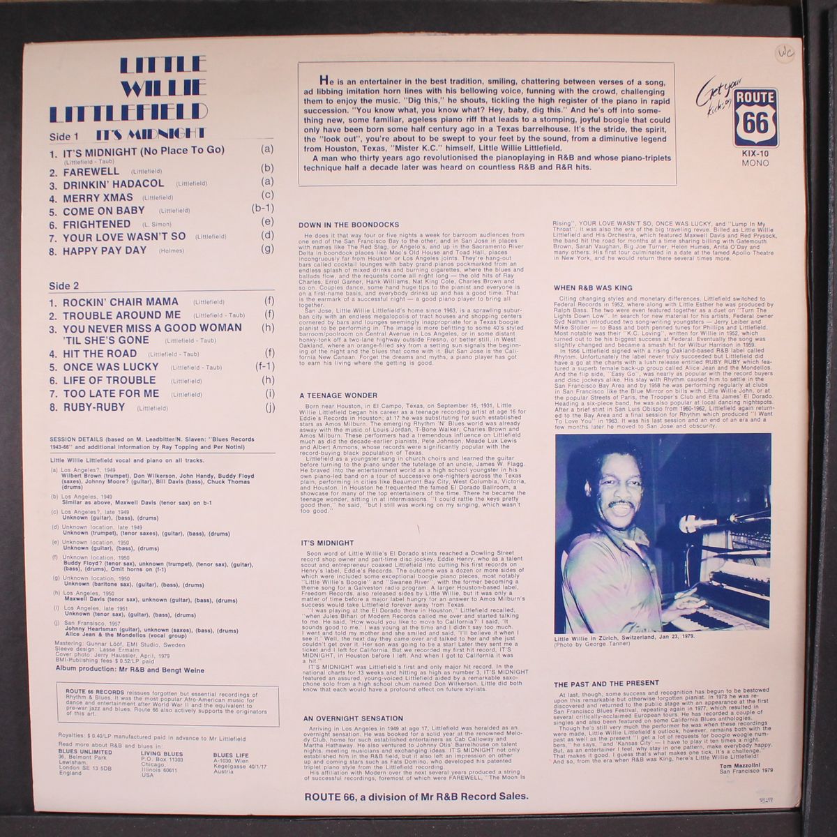 it's midnight by LITTLE WILLIE LITTLEFIELD