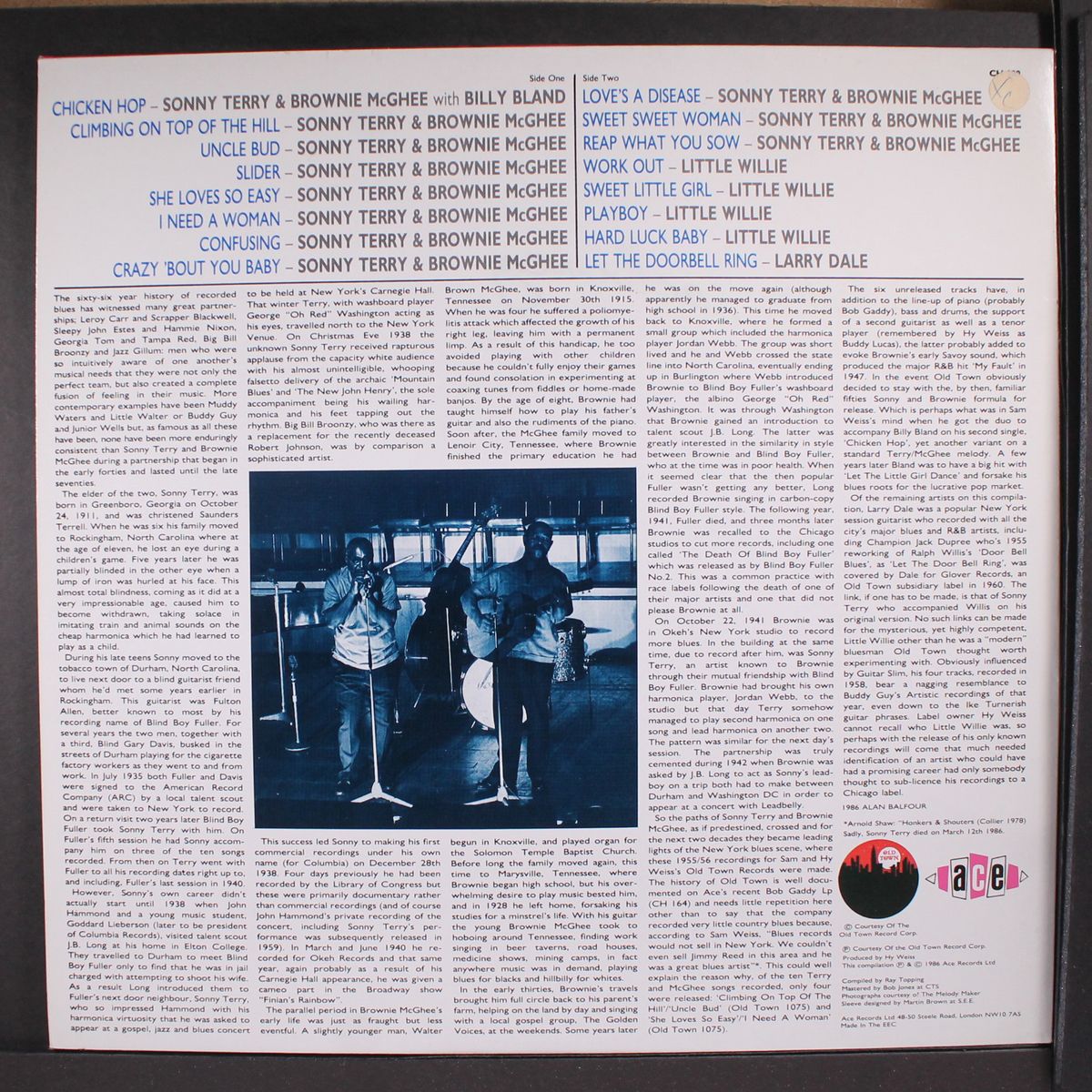 old town blues, vol. 1 by SONNY TERRY & BROWNIE MCGHEE