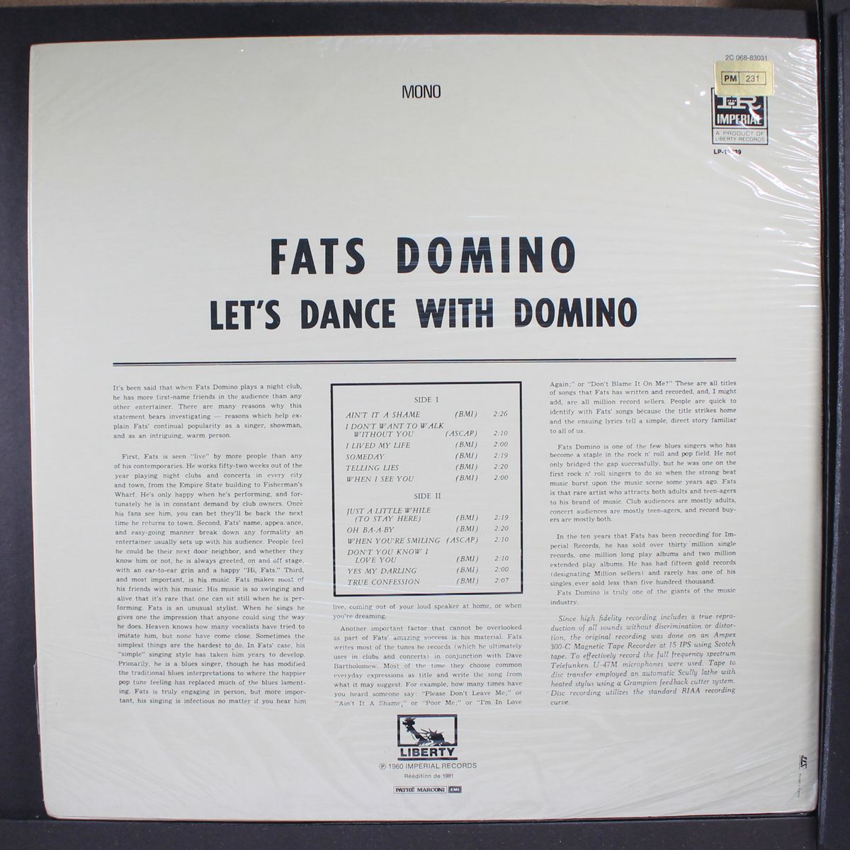 let's dance with domino by FATS DOMINO