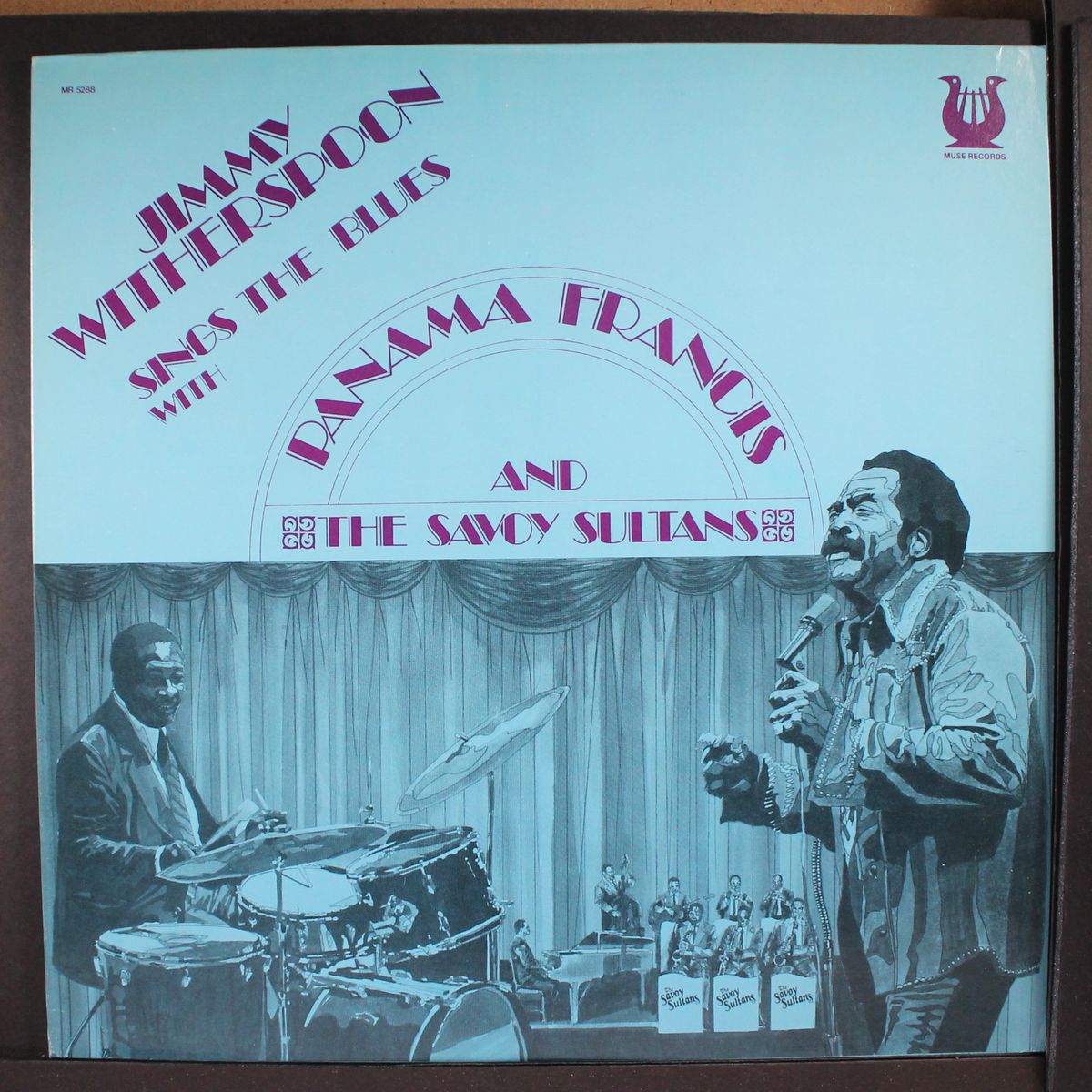 sings the blues by JIMMY WITHERSPOON & PANAMA FRANCIS