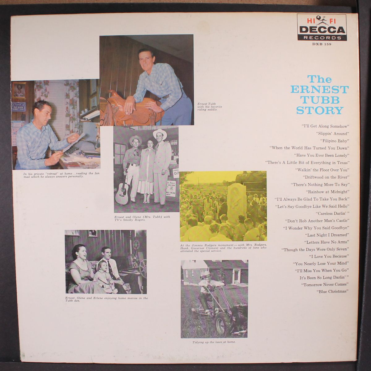 the ernest tubb story by ERNEST TUBB