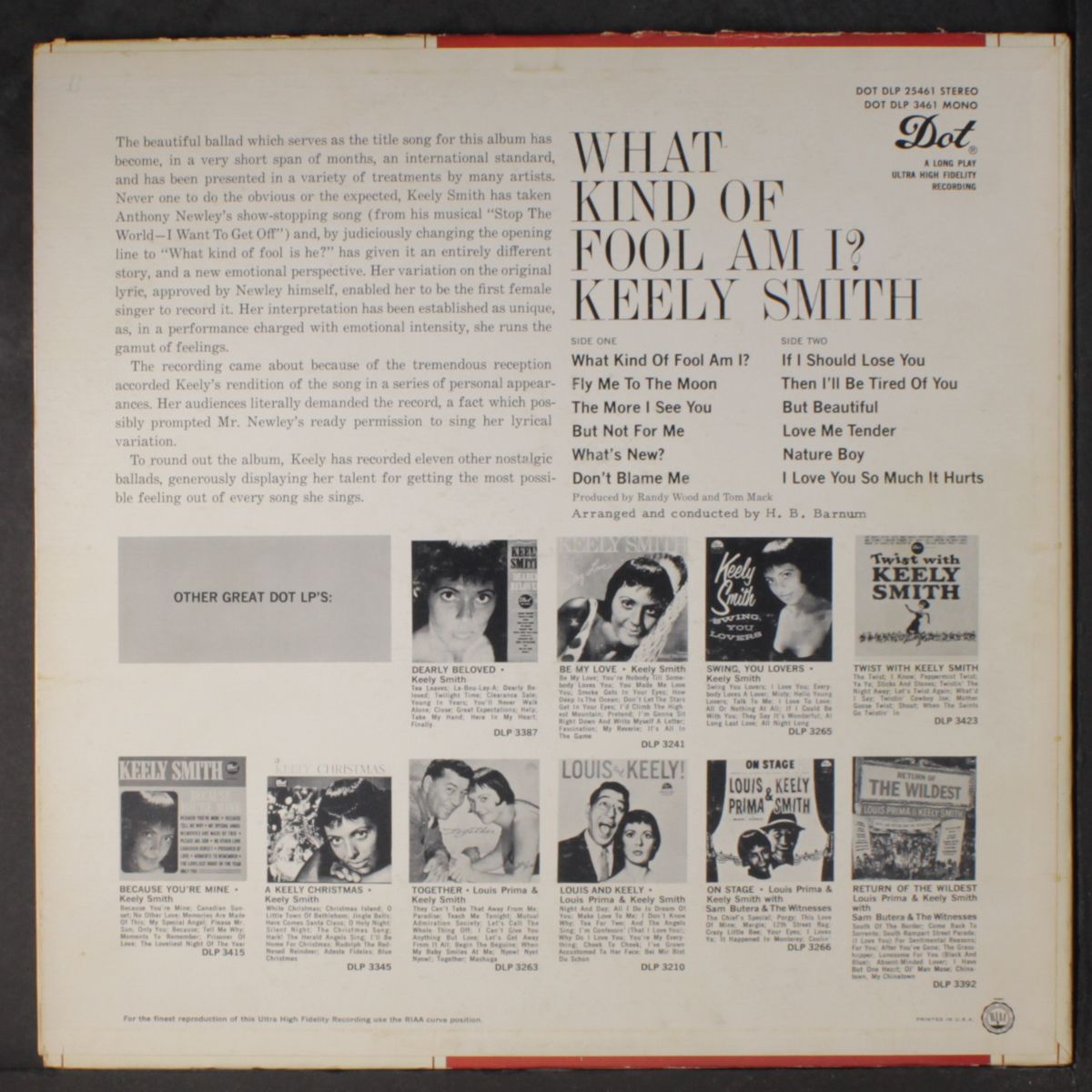 what kind of fool am i? by KEELY SMITH